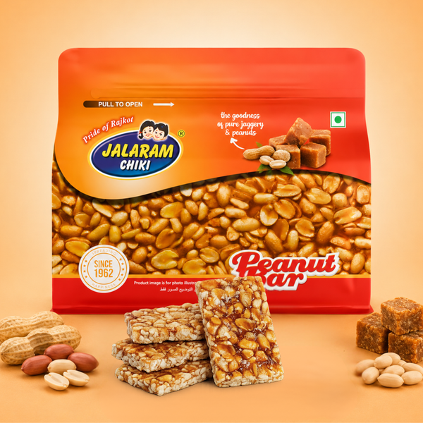 Jaggery Peanut Chiki Bar - 450 Gram