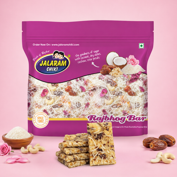 Sugar Rajbhog Chiki Bar - 450 Gram