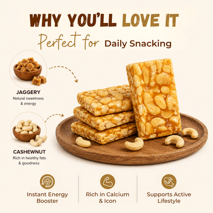 Sugar Cashewnut Chiki Bar - 450 Gram