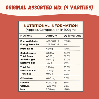 Assorted Mix Variety (9 Varities) - 450gm