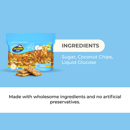 Sugar Coconut Chiki Bar - 450 Gram