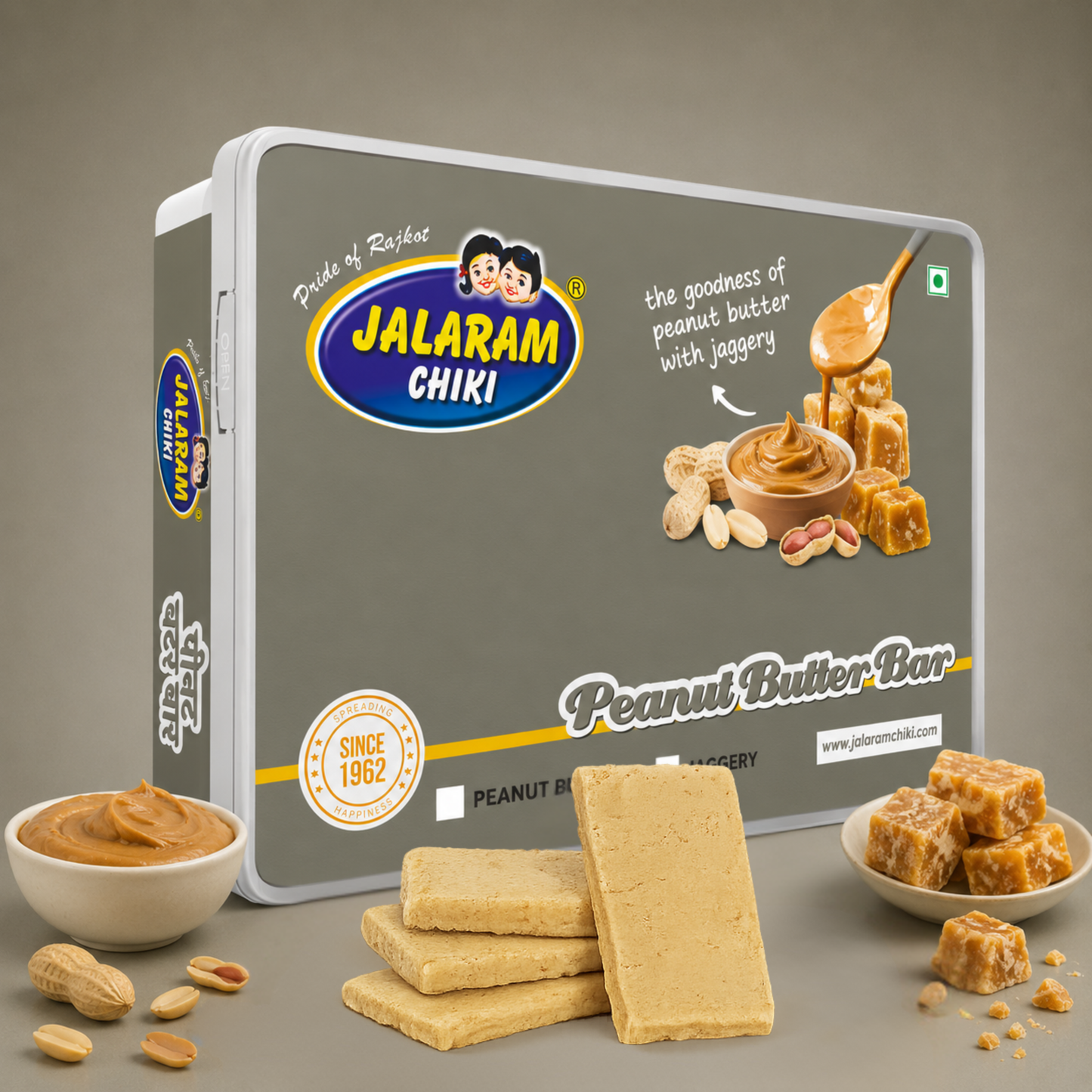 Jaggery Peanut Butter Chiki Bar - 450 Gram