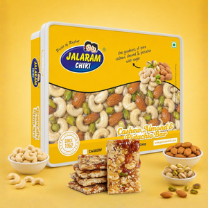Sugar Cashewnut Almond Pista Chiki Bar - 450 Gram